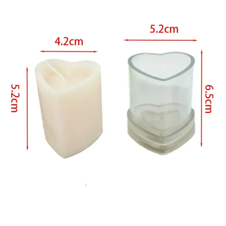 Heart Column Candle Mold — photo 14