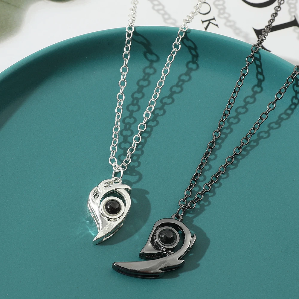 I Love You Projection Couple Necklaces — photo 4