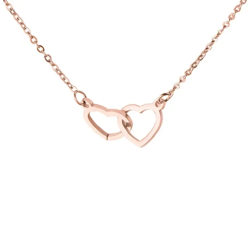 Interlocking Hearts Necklace in a Rose Box — photo 13