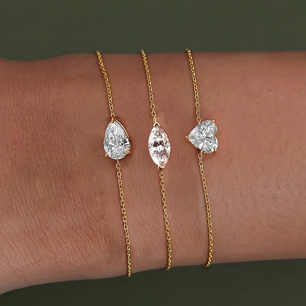 Solitaire Moissanite Bracelet — photo 6