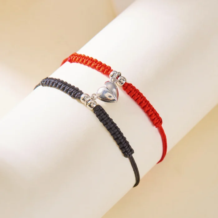 Magnetic Heart Couple Bracelets