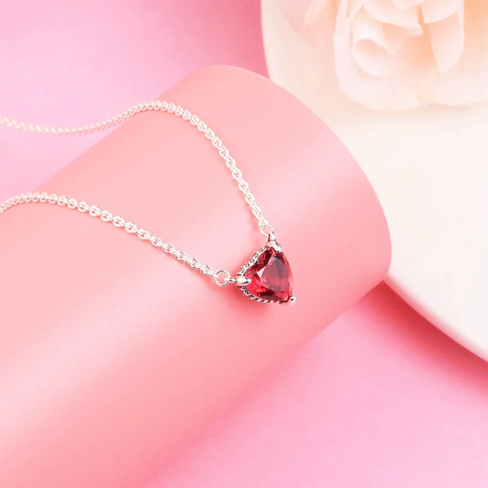 S925 Sterling Heart Choker — photo 5